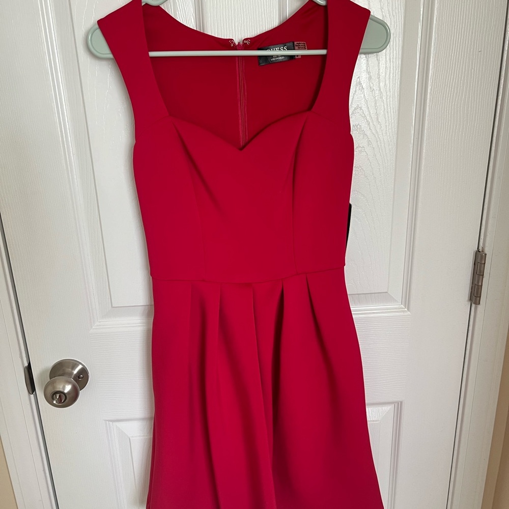 Red Guess Georgianna Cocktail Dress